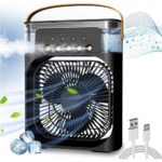 Portable Air Cooler Fan – Mini AC Fan with Water Cooling System