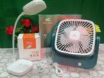 Emergency Study Combo – AMC-102 Rechargeable Fan + YAGE YG-T034 Study Lamp (For Students) - Image 5