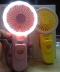 Rechargeable Mini Beauty Portable Fan+Light - Image 2