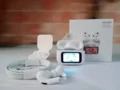(White) E9 Pro Smart Touch Screen ANC+ENC Wireless Earbuds - Image 3
