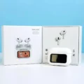 (White) E9 Pro Smart Touch Screen ANC+ENC Wireless Earbuds - Image 4